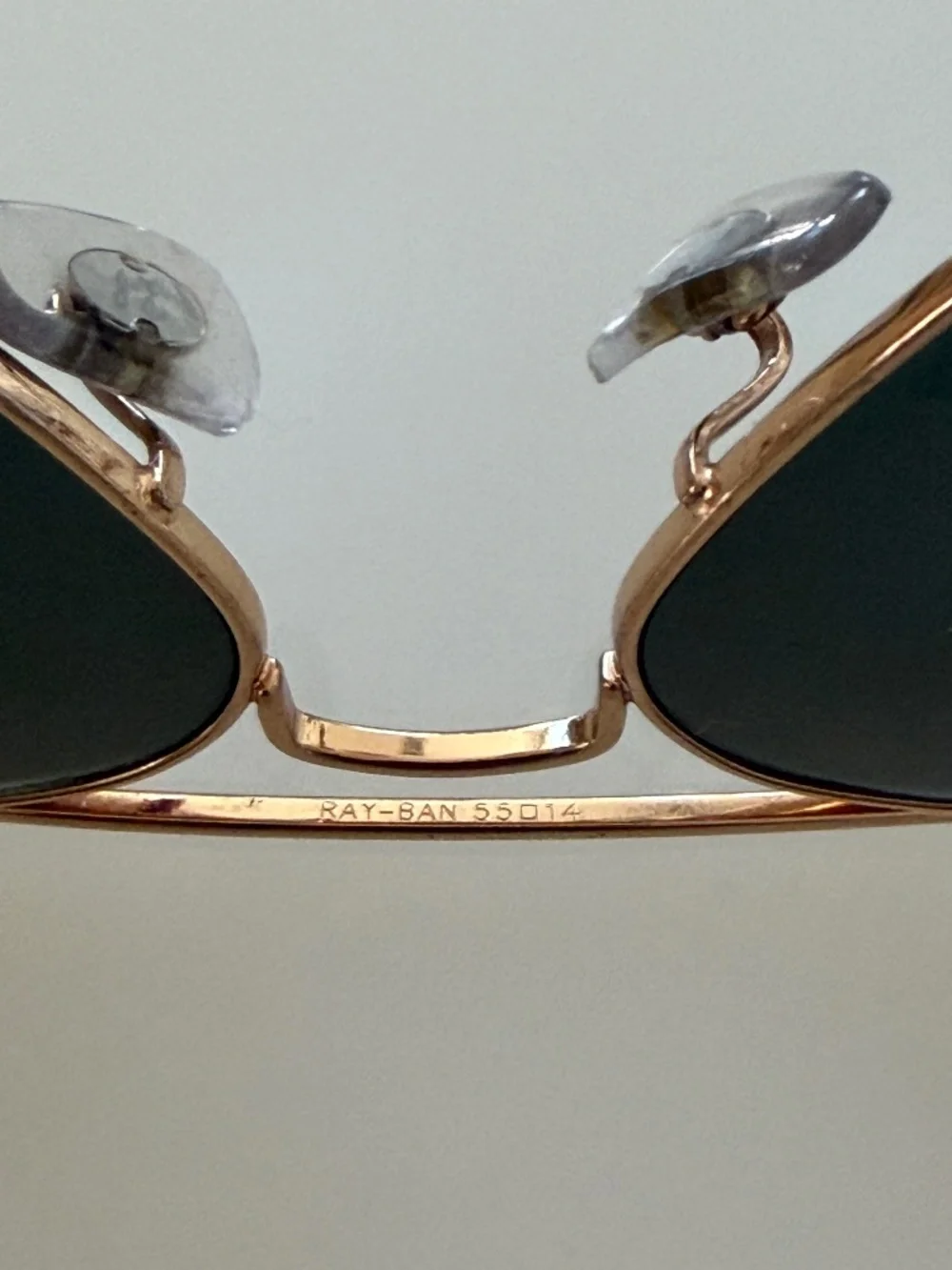 Ray-Ban~Aviator Classic~RB3025~Gold Frame:Green Lenses~Size 55-14